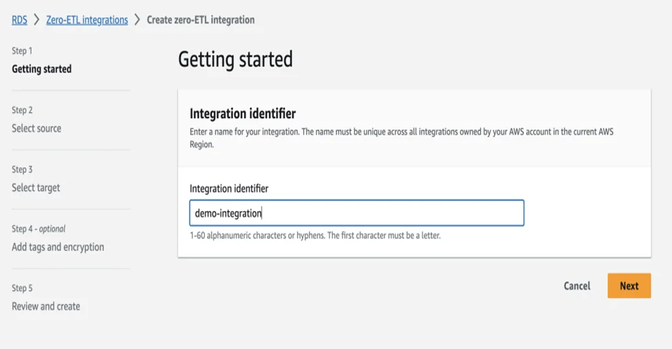 image Zero ETL